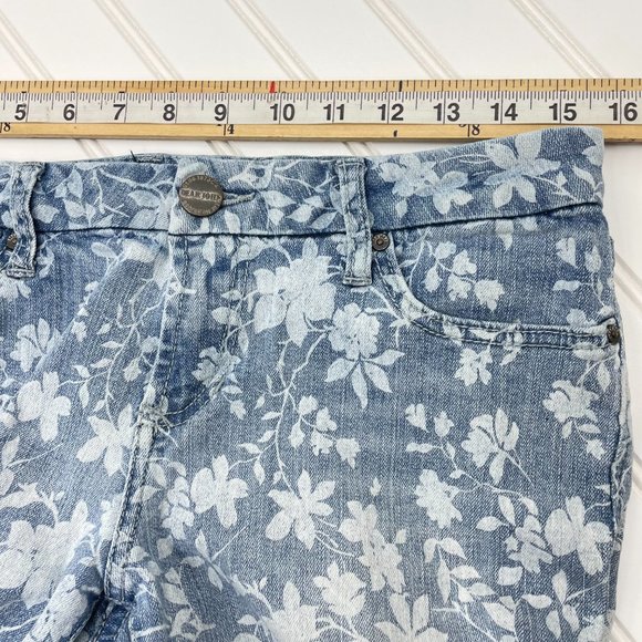 Dear John Women Capri Jeans, Floral Print Size 28 Heavy Denim. - Picture 8 of 12